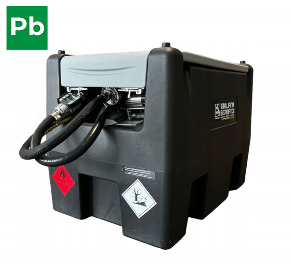 Mobilny zbiornik na benzynę 220L z pompą EMB220 Pb95 Pb98 ATEX
