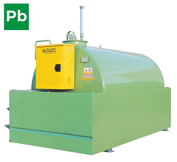 Naziemny zbiornik na benzynę 3000L z pompą EMB3000 Pb95 Pb98 ATEX