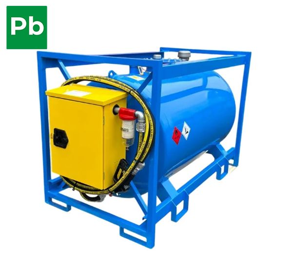 Mobilny zbiornik na benzynę 910L z pompą EMB910 Pb95 Pb98 ATEX