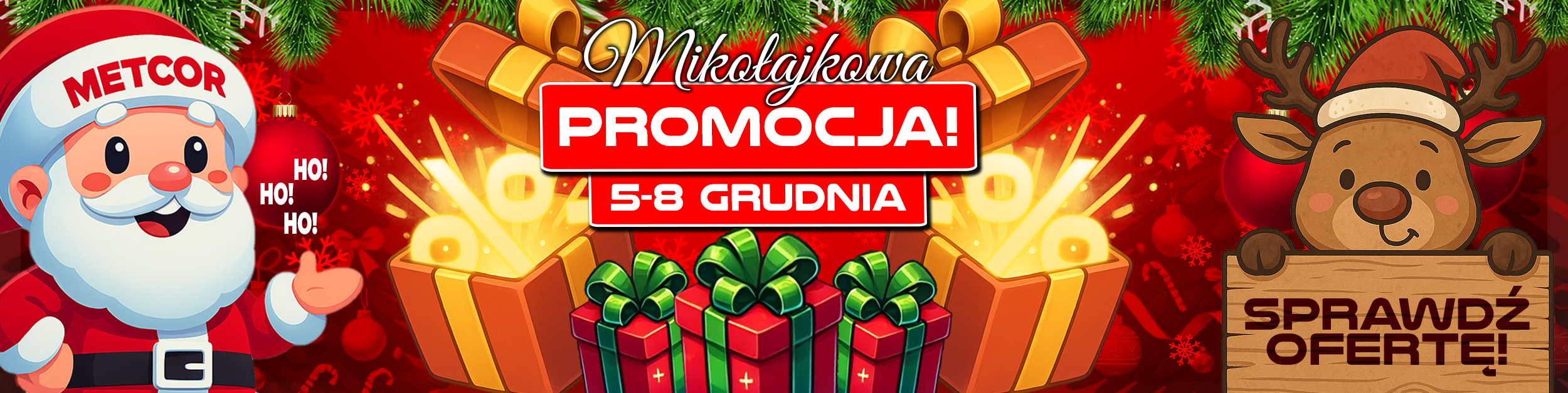 Tło slajdu Banner Święta 2k25