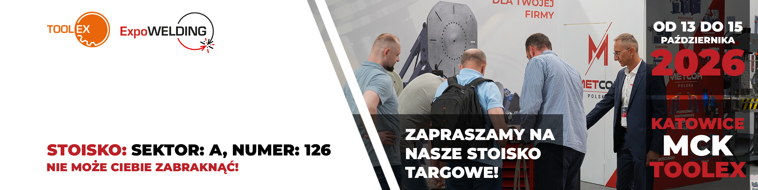 Tło slajdu Zaproszenie na TOOLEX 2026