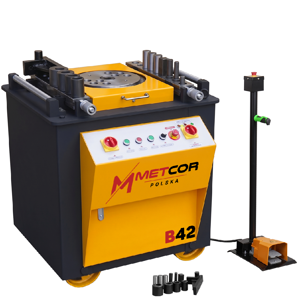 Giętarka automatyczna do prętów zbrojeniowych 4-40 mm B42
