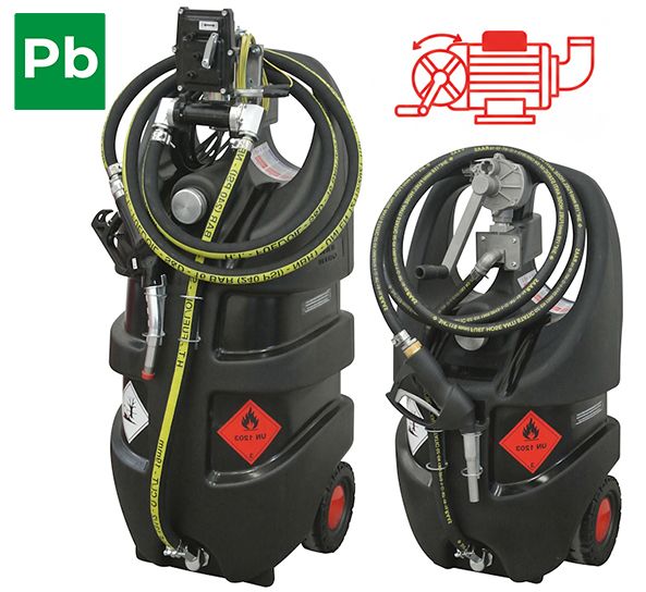 Mobilny zbiornik na benzynę z Pompą RĘCZNĄ 55L 110L  EMB55, EMB110 Pb95 Pb98 ATEX