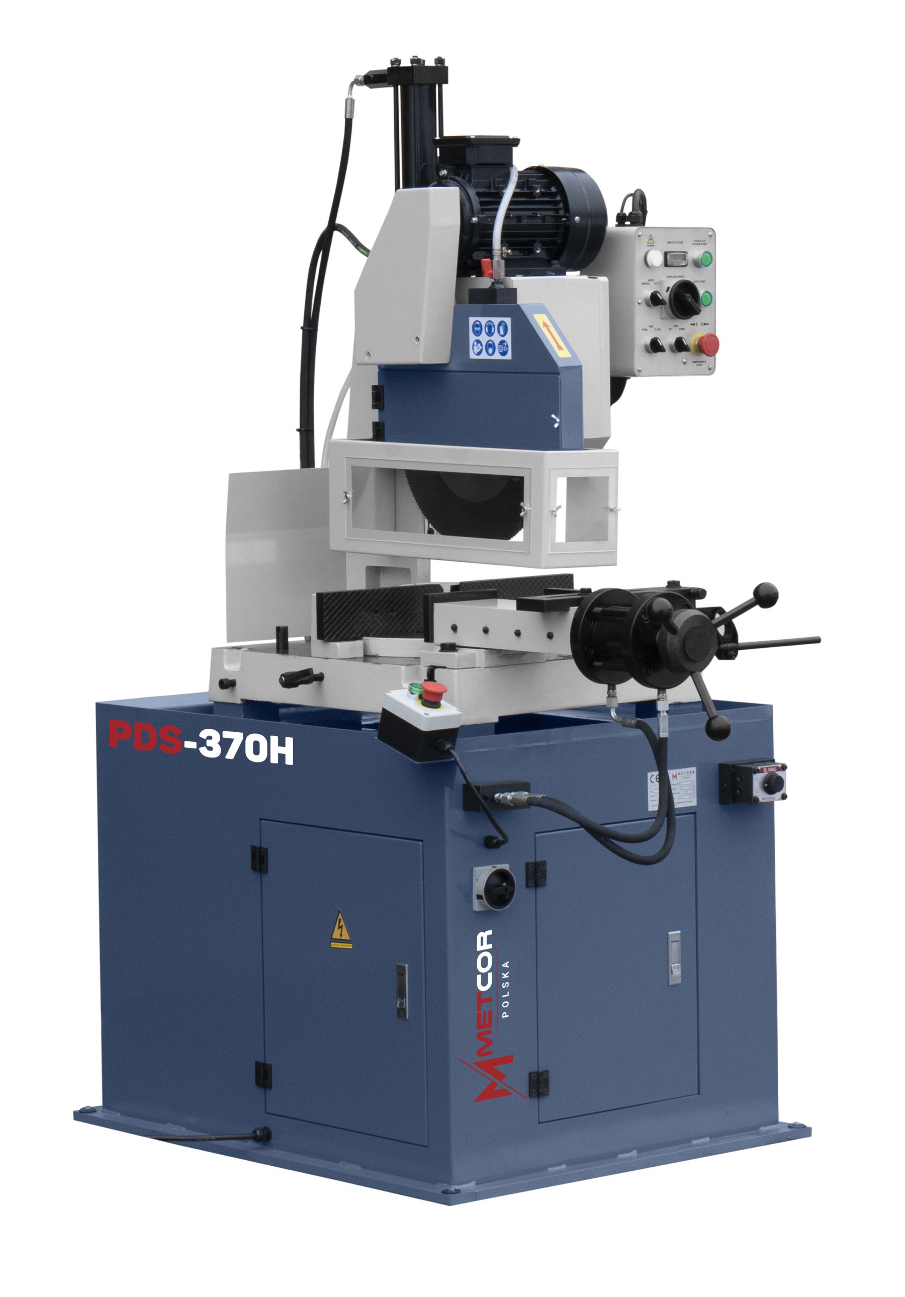 Półautomatyczna przecinarka piła tarczowa do metalu PDS370H Metcor 370mm