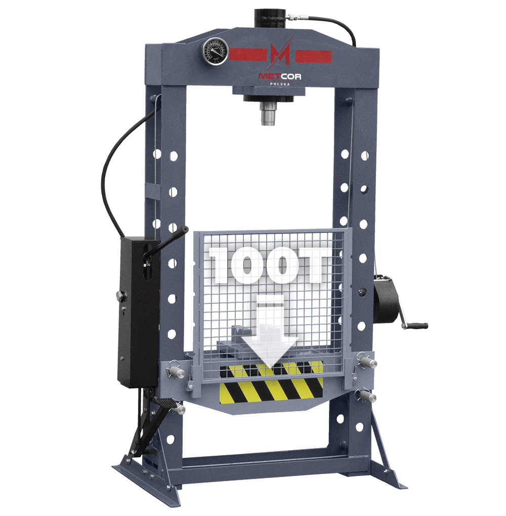 Prasa Hydrauliczna Pneumatyczna Warsztatowa 100T