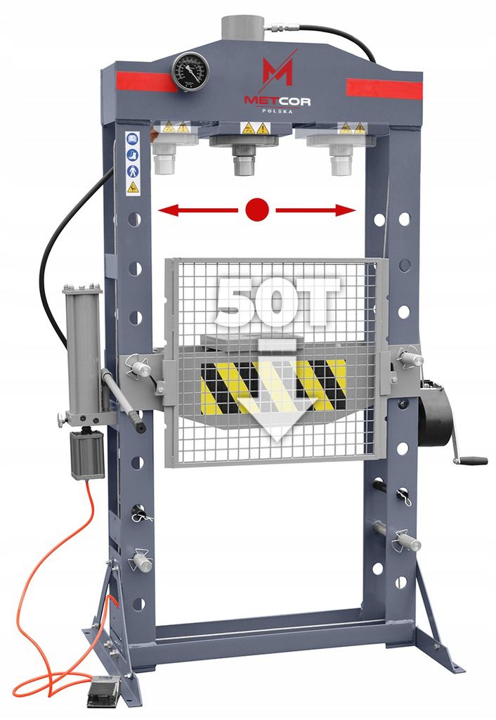 Prasa Hydrauliczna Pneumatyczna Warsztatowa 50T