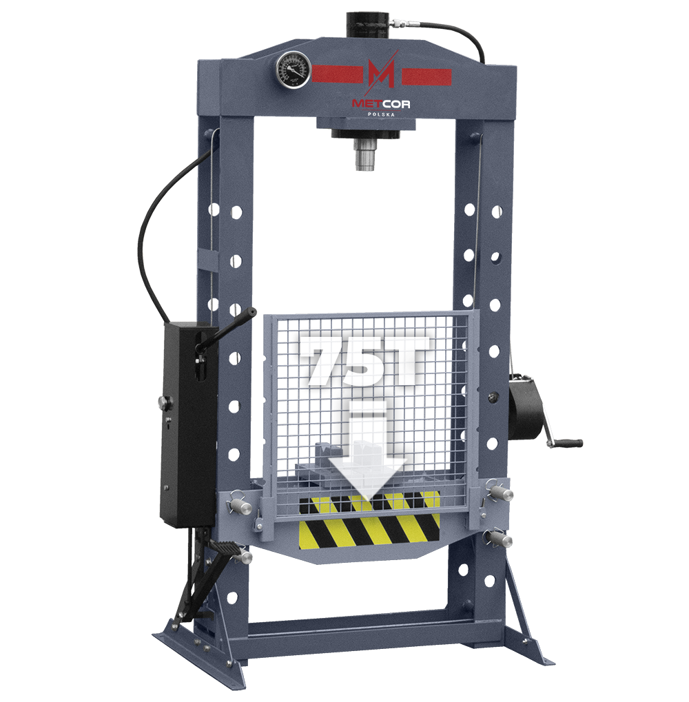Prasa Hydrauliczna Pneumatyczna Warsztatowa 75T