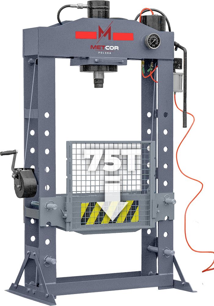Prasa Hydrauliczna Pneumatyczna Warsztatowa 75T