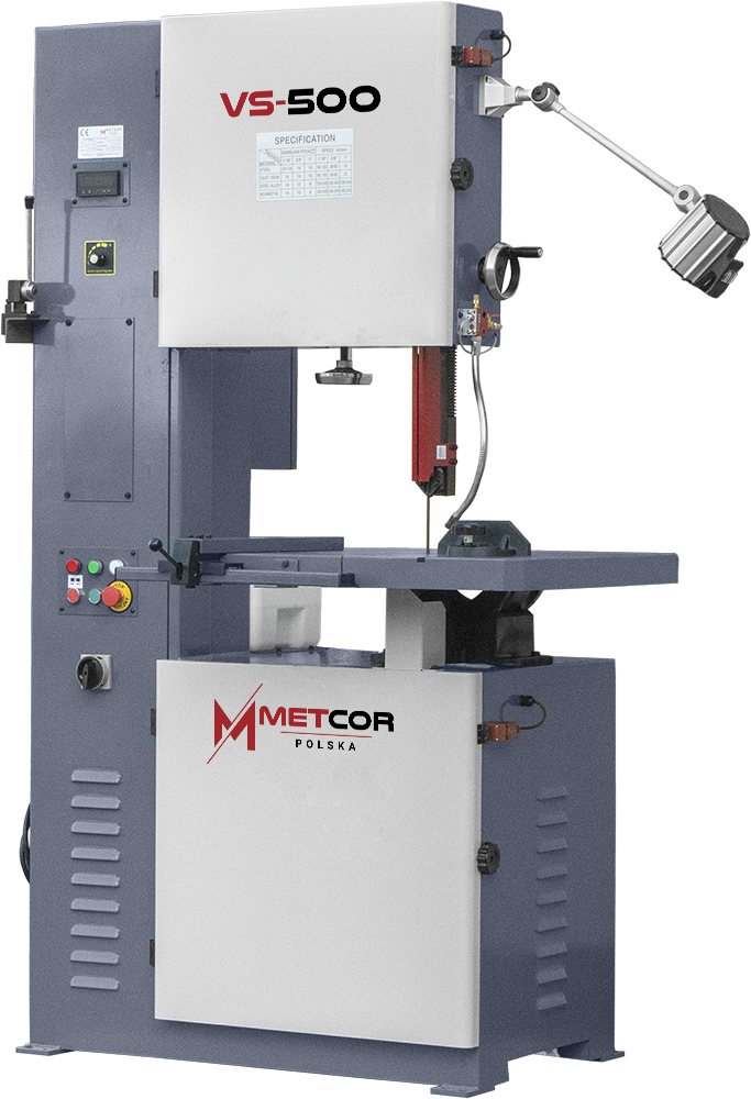 Pionowa Przecinarka Taśmowa Metcor VS500