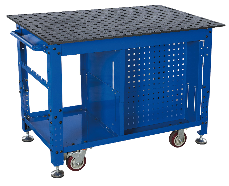 Mobilny stół spawalniczy z regulowaną wysokością Metcor 1200x750A Mobilny stół spawalniczy z regulowaną wysokością Metcor 1200x750A