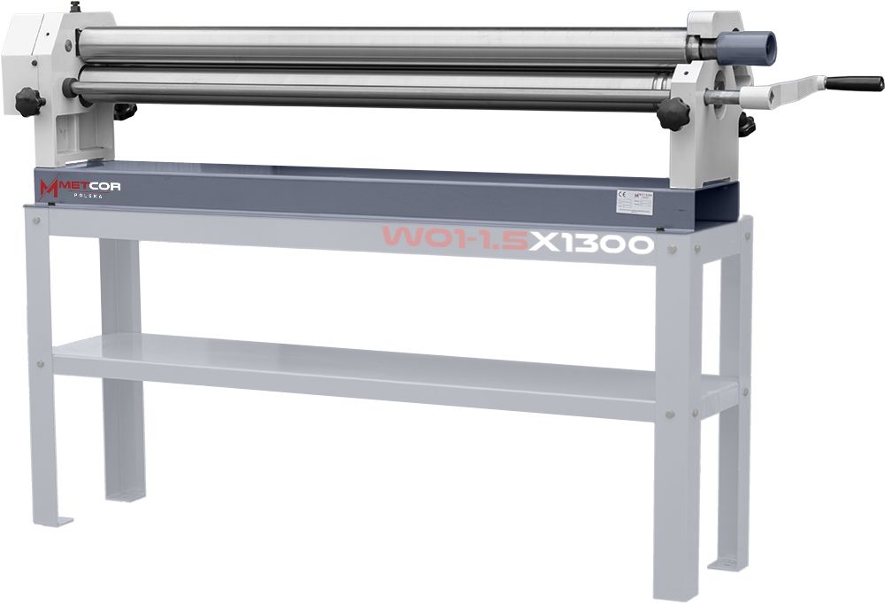Walcarka do blach METCOR W01-1,5x1300 mm bez podstawy