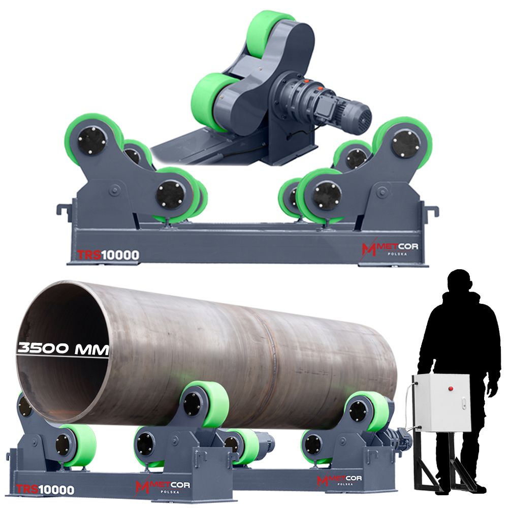 Obrotnik pozycjoner rolkowy wspornik Metcor TRS10000